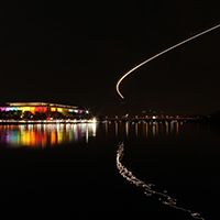 The Kennedy Center at night